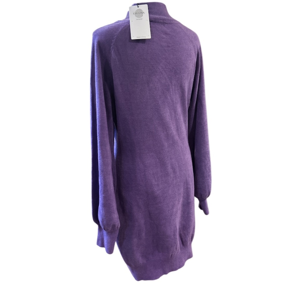 💜NWT! EXLURA! GORGEOUS SWEATER DRESS! SO TRENDY & COMFY! BODYCON! MOCK NECK! - Picture 10 of 16
